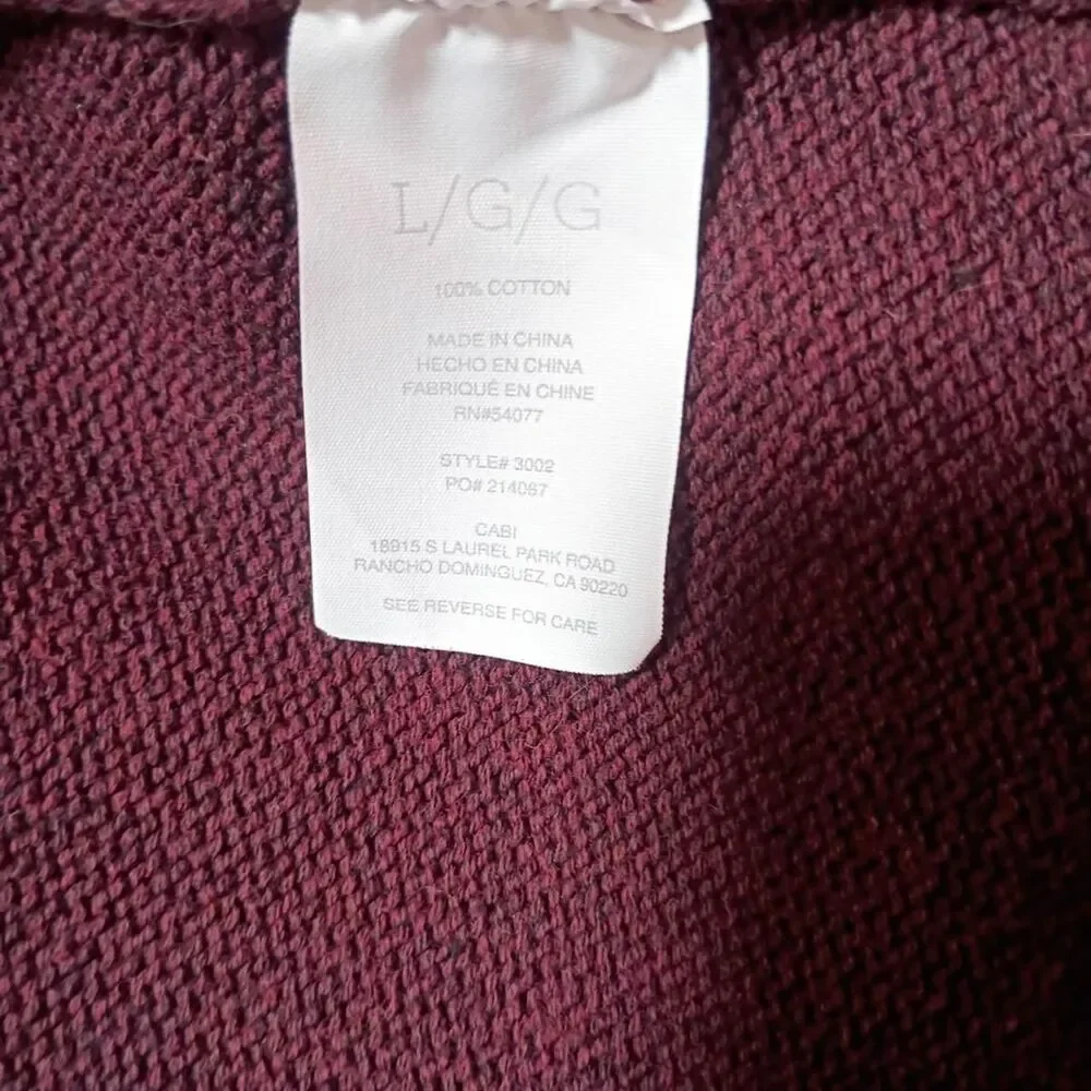 CAbi capi burgundy